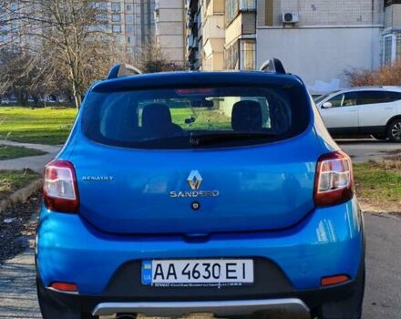 Синий Рено Сандеро, объемом двигателя 1.46 л и пробегом 122 тыс. км за 10200 $, фото 14 на Automoto.ua