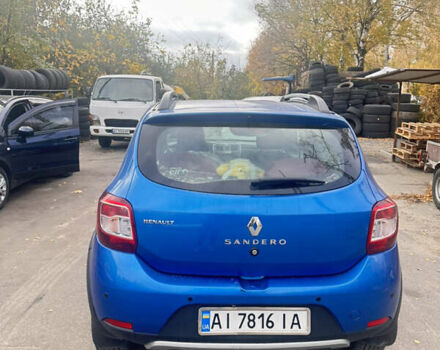 Синий Рено Сандеро, объемом двигателя 0 л и пробегом 110 тыс. км за 8000 $, фото 2 на Automoto.ua