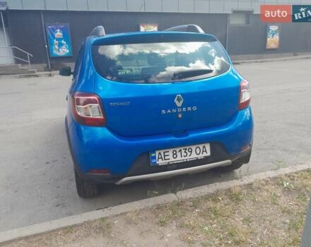 Рено Сандеро 2016 в Днепре (Днепропетровске) на Automoto.ua Синий Рено Сандеро, объемом двигателя 1.46 л и пробегом 177 тыс. км за 8900 $, фото 3 на Automoto.ua