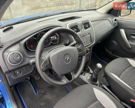 Синий Рено Сандеро, объемом двигателя 1.46 л и пробегом 199 тыс. км за 7550 $, фото 12 на Automoto.ua