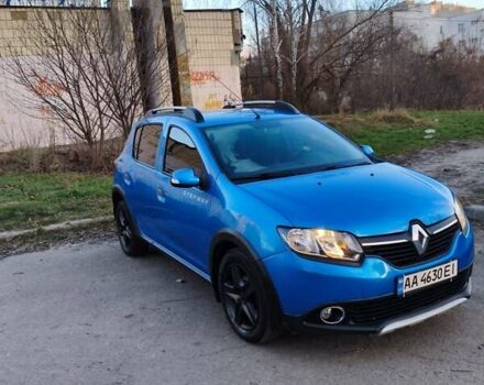 Синий Рено Сандеро, объемом двигателя 1.46 л и пробегом 122 тыс. км за 10200 $, фото 3 на Automoto.ua