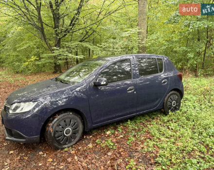 Синий Рено Сандеро, объемом двигателя 1.46 л и пробегом 169 тыс. км за 6900 $, фото 2 на Automoto.ua