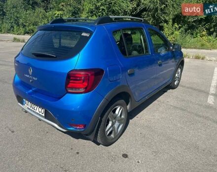 Синий Рено Сандеро, объемом двигателя 1.5 л и пробегом 78 тыс. км за 11200 $, фото 10 на Automoto.ua