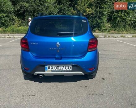 Синий Рено Сандеро, объемом двигателя 1.5 л и пробегом 78 тыс. км за 11200 $, фото 9 на Automoto.ua