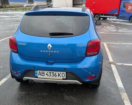 Синий Рено Сандеро, объемом двигателя 1.46 л и пробегом 94 тыс. км за 10800 $, фото 6 на Automoto.ua