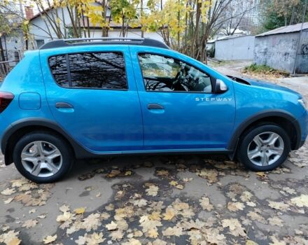 Синий Рено Сандеро, объемом двигателя 0.9 л и пробегом 98 тыс. км за 9000 $, фото 11 на Automoto.ua