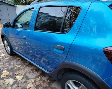 Синий Рено Сандеро, объемом двигателя 0.9 л и пробегом 98 тыс. км за 9000 $, фото 14 на Automoto.ua