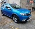 Синий Рено Сандеро, объемом двигателя 0.9 л и пробегом 100 тыс. км за 8700 $, фото 13 на Automoto.ua
