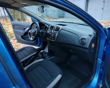 Синий Рено Сандеро, объемом двигателя 0.9 л и пробегом 98 тыс. км за 9000 $, фото 4 на Automoto.ua