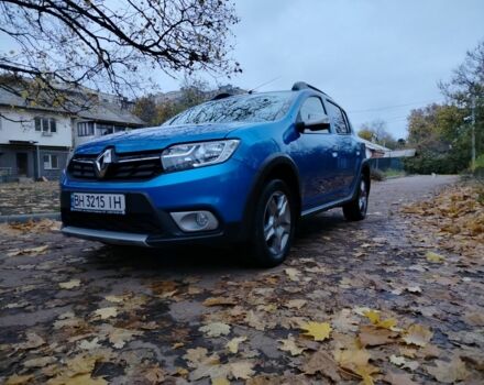 Синий Рено Сандеро, объемом двигателя 0.9 л и пробегом 98 тыс. км за 9000 $, фото 9 на Automoto.ua