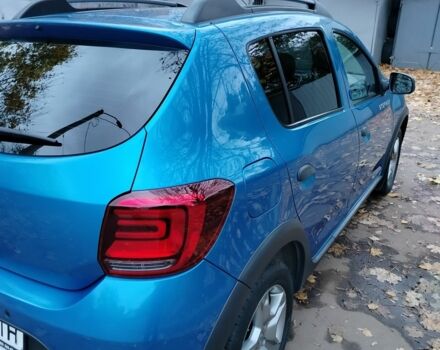 Синий Рено Сандеро, объемом двигателя 0.9 л и пробегом 98 тыс. км за 9000 $, фото 18 на Automoto.ua