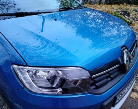 Синий Рено Сандеро, объемом двигателя 0.9 л и пробегом 98 тыс. км за 9000 $, фото 1 на Automoto.ua