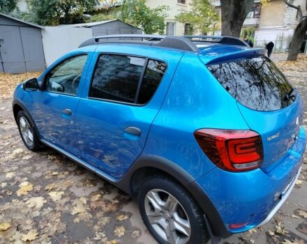 Синий Рено Сандеро, объемом двигателя 0.9 л и пробегом 98 тыс. км за 9000 $, фото 13 на Automoto.ua