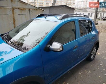Синий Рено Сандеро, объемом двигателя 0.9 л и пробегом 100 тыс. км за 8700 $, фото 1 на Automoto.ua