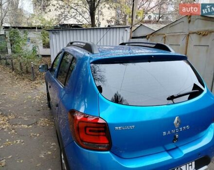 Синий Рено Сандеро, объемом двигателя 0.9 л и пробегом 100 тыс. км за 8700 $, фото 8 на Automoto.ua