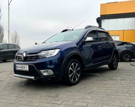 Синий Рено Сандеро, объемом двигателя 1.5 л и пробегом 39 тыс. км за 11200 $, фото 3 на Automoto.ua