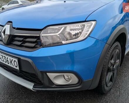 Синий Рено Сандеро, объемом двигателя 1.46 л и пробегом 94 тыс. км за 10800 $, фото 2 на Automoto.ua