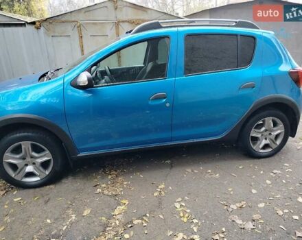 Синий Рено Сандеро, объемом двигателя 0.9 л и пробегом 100 тыс. км за 8700 $, фото 10 на Automoto.ua