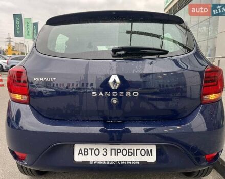 Рено Сандеро 2019 в Киеве на Automoto.ua Синий Рено Сандеро, объемом двигателя 1.46 л и пробегом 93 тыс. км за 9298 $, фото 5 на Automoto.ua