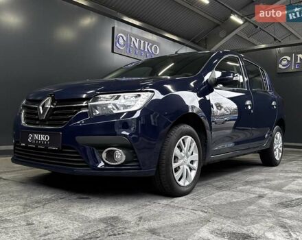 Синий Рено Сандеро, объемом двигателя 1.5 л и пробегом 103 тыс. км за 8200 $, фото 3 на Automoto.ua