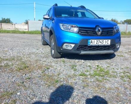 Синій Рено Сандеро, об'ємом двигуна 1.46 л та пробігом 53 тис. км за 12600 $, фото 1 на Automoto.ua
