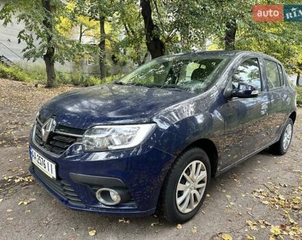 Синий Рено Сандеро, объемом двигателя 1.46 л и пробегом 35 тыс. км за 9200 $, фото 1 на Automoto.ua