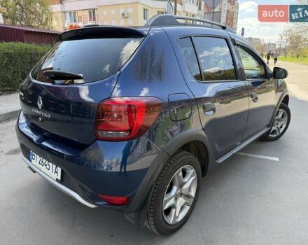 Синий Рено Сандеро, объемом двигателя 1.5 л и пробегом 158 тыс. км за 10500 $, фото 5 на Automoto.ua