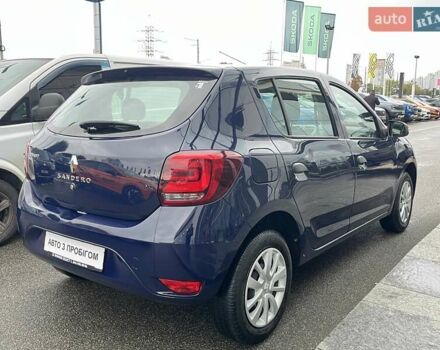 Рено Сандеро 2019 в Киеве на Automoto.ua Синий Рено Сандеро, объемом двигателя 1.46 л и пробегом 71 тыс. км за 9008 $, фото 5 на Automoto.ua