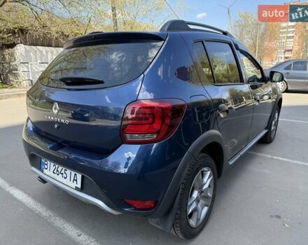 Синий Рено Сандеро, объемом двигателя 1.5 л и пробегом 158 тыс. км за 10500 $, фото 6 на Automoto.ua