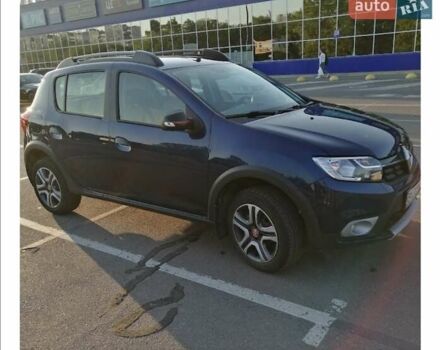 Синій Рено Сандеро, об'ємом двигуна 0.9 л та пробігом 21 тис. км за 11900 $, фото 1 на Automoto.ua