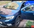 Синий Рено Сандеро, объемом двигателя 0.9 л и пробегом 80 тыс. км за 10000 $, фото 1 на Automoto.ua