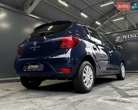 Синий Рено Сандеро, объемом двигателя 1.5 л и пробегом 103 тыс. км за 8200 $, фото 14 на Automoto.ua