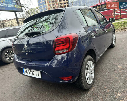 Синий Рено Сандеро, объемом двигателя 1.46 л и пробегом 105 тыс. км за 8300 $, фото 3 на Automoto.ua