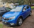 Синий Рено Сандеро, объемом двигателя 1 л и пробегом 75 тыс. км за 10400 $, фото 1 на Automoto.ua