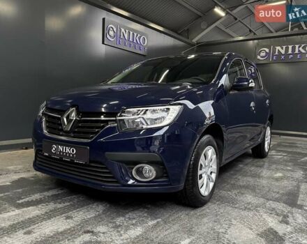 Синий Рено Сандеро, объемом двигателя 1.5 л и пробегом 33 тыс. км за 9700 $, фото 2 на Automoto.ua