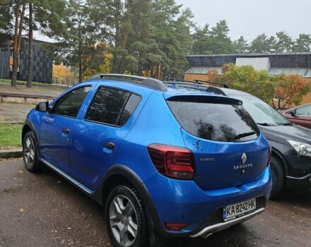 Синий Рено Сандеро, объемом двигателя 1 л и пробегом 75 тыс. км за 10400 $, фото 2 на Automoto.ua