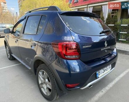 Синий Рено Сандеро, объемом двигателя 1.5 л и пробегом 158 тыс. км за 10500 $, фото 8 на Automoto.ua