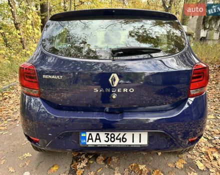 Рено Сандеро 2019 в Киеве на Automoto.ua Синий Рено Сандеро, объемом двигателя 1.46 л и пробегом 96 тыс. км за 8300 $, фото 3 на Automoto.ua