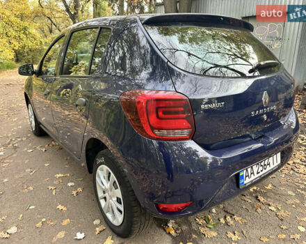 Рено Сандеро 2019 в Киеве на Automoto.ua Синий Рено Сандеро, объемом двигателя 1.46 л и пробегом 133 тыс. км за 8300 $, фото 1 на Automoto.ua