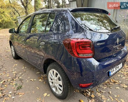 Рено Сандеро 2019 в Киеве на Automoto.ua Синий Рено Сандеро, объемом двигателя 1.46 л и пробегом 96 тыс. км за 8300 $, фото 2 на Automoto.ua