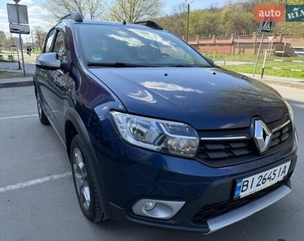 Синий Рено Сандеро, объемом двигателя 1.5 л и пробегом 158 тыс. км за 10500 $, фото 10 на Automoto.ua
