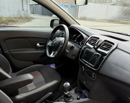 Синий Рено Сандеро, объемом двигателя 0.9 л и пробегом 75 тыс. км за 9900 $, фото 2 на Automoto.ua