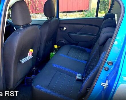 Синий Рено Сандеро, объемом двигателя 0.9 л и пробегом 28 тыс. км за 12200 $, фото 5 на Automoto.ua