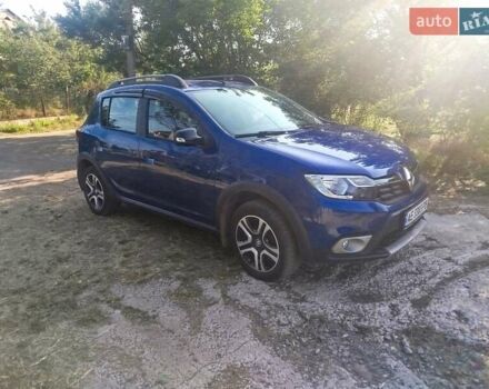 Синий Рено Сандеро, объемом двигателя 1.46 л и пробегом 41 тыс. км за 12300 $, фото 1 на Automoto.ua