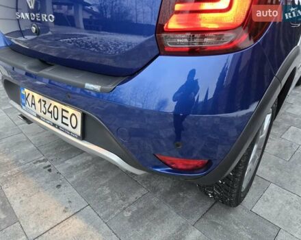 Синий Рено Сандеро, объемом двигателя 0.9 л и пробегом 17 тыс. км за 10300 $, фото 37 на Automoto.ua