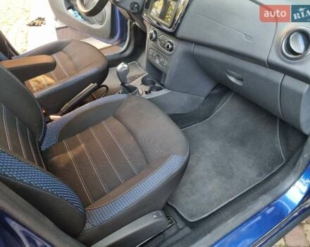 Синий Рено Сандеро, объемом двигателя 0.9 л и пробегом 42 тыс. км за 10800 $, фото 13 на Automoto.ua