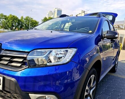 Синий Рено Сандеро, объемом двигателя 0.9 л и пробегом 58 тыс. км за 12000 $, фото 8 на Automoto.ua