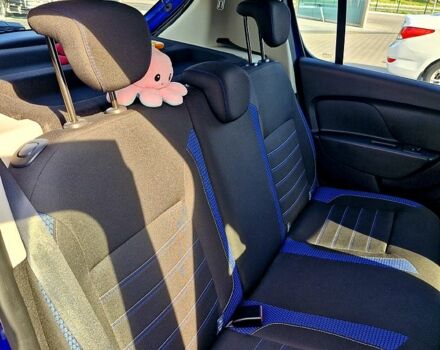 Синий Рено Сандеро, объемом двигателя 0.9 л и пробегом 58 тыс. км за 12000 $, фото 7 на Automoto.ua