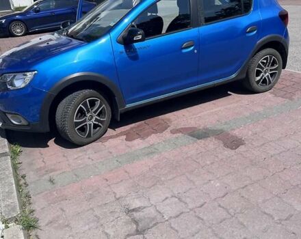 Синий Рено Сандеро, объемом двигателя 0.9 л и пробегом 104 тыс. км за 11111 $, фото 6 на Automoto.ua
