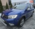 Синий Рено Сандеро, объемом двигателя 0.9 л и пробегом 17 тыс. км за 10300 $, фото 1 на Automoto.ua